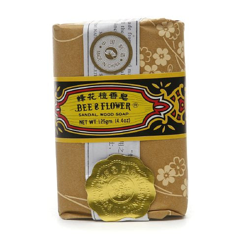 Bee And Flower Sandal Wood Bar Soap - 4.4Oz